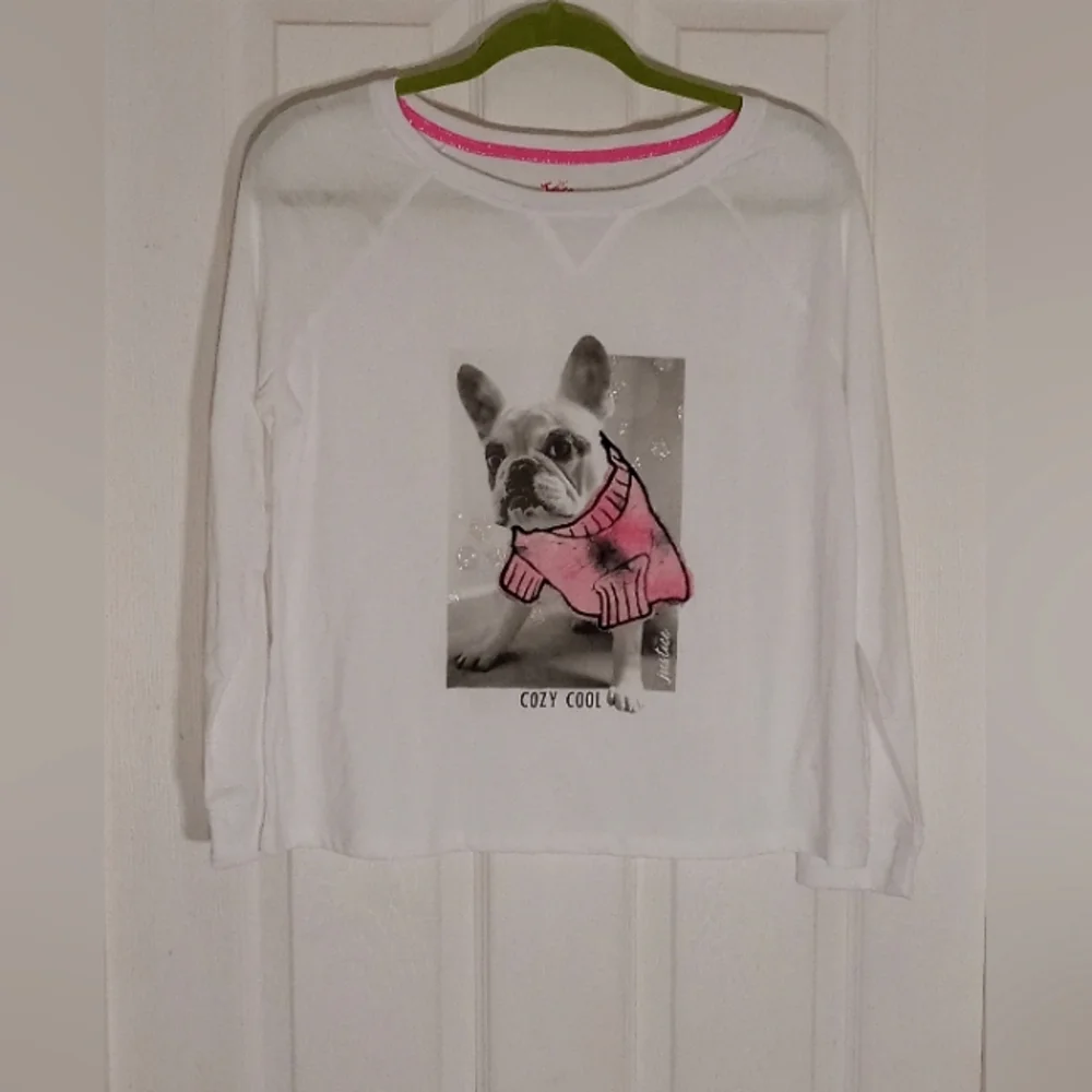 Girl's 3D dog graphic t-shirt Justice XL